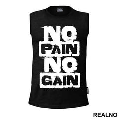 No Pain No Gain Smeary - Trening - Majica