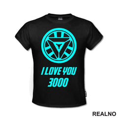I Love You 3000 - Blue - Iron Man - Avengers