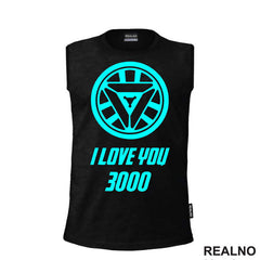 I Love You 3000 - Blue - Iron Man - Avengers