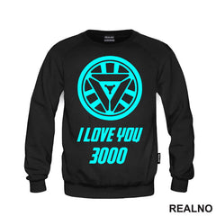 I Love You 3000 - Blue - Iron Man - Avengers