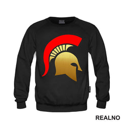 Spartan Logo - Gold And Red - Trening