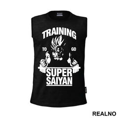 Training To Go Super Saiyan - Trening - Majica