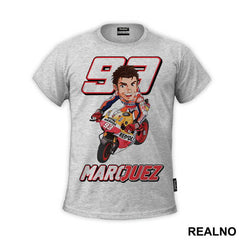 Marquez Riding A Bike Illustration - 93 - MotoGP - Sport - Majica