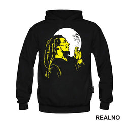 Bob Marley Sihlouette - Yellow And White - Muzika