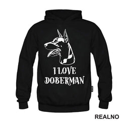 I Love Doberman - Portret - Pas - Dog