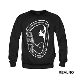 Mountain Climber - Carabiner Outline - Planinarenje - Kampovanje - Priroda - Nature