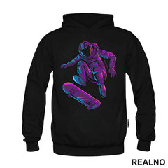 Astronaut On A Skate - Purple And Blue - Space - Svemir