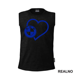 BMW In Heart - Blue Logo - Cars - Auto