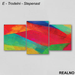 Apstraktne boje - Tempera - Slika na platnu - Kanvas