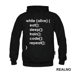 Eat, Sleep, Train, Code, Repeat - Geek
