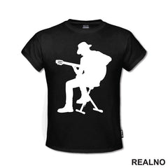 Playing Guitar - Silhouette - Muzika
