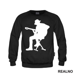 Playing Guitar - Silhouette - Muzika