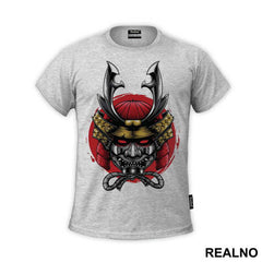 Samurai Mask And Helmet - Majica