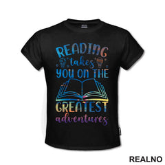 Reading Takes You On The Greatest Adventures - Open - Colors - Books - Čitanje - Knjige