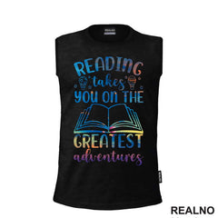 Reading Takes You On The Greatest Adventures - Open - Colors - Books - Čitanje - Knjige