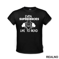 Even Superheroes Like To Read - Books - Čitanje - Knjige
