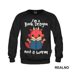 I'm A Book Dragon Not A Worm - Baby Dragon - Books - Čitanje - Knjige