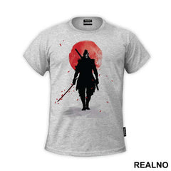 Sekiro - Red Moon And Petals - Samurai - Majica