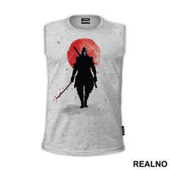 Sekiro - Red Moon And Petals - Samurai - Majica