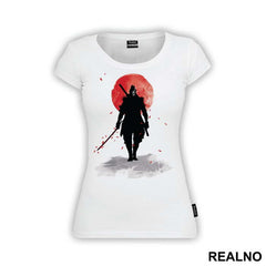 Sekiro - Red Moon And Petals - Samurai - Majica