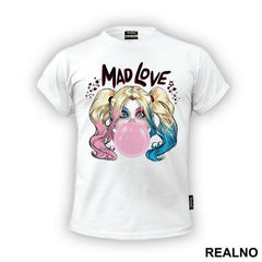 Mad Love Bubble Gum - Harley Quinn - Majica