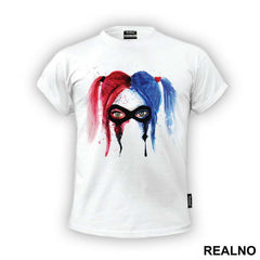 Watercolor Mask Painting - Harley Quinn - Majica