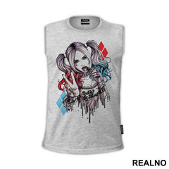 Dripping Portrait - Harley Quinn - Majica