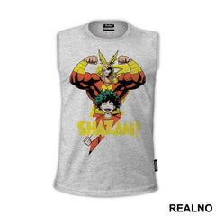 All Might And Deku Shazam - My Hero Academia - Majica