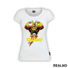 All Might And Deku Shazam - My Hero Academia - Majica