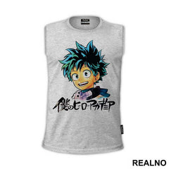 Deku Face Painting - My Hero Academia - Majica