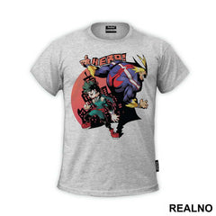 Deku And All Might City - My Hero Academia - Majica