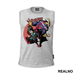 Deku And All Might City - My Hero Academia - Majica