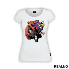 Deku And All Might City - My Hero Academia - Majica