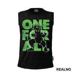 One For All Deku Silhouette - My Hero Academia - Majica