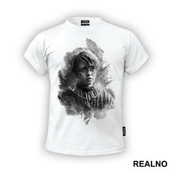 Arya Stark Black And White - House Stark - Game Of Thrones - GOT - Majica