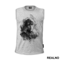 Arya Stark Black And White - House Stark - Game Of Thrones - GOT - Majica