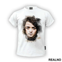 Arya Stark Portrait - House Stark - Game Of Thrones - GOT - Majica