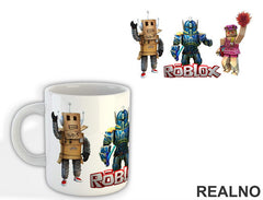Mr Robot, Blue Paladin And Boho Girl - Roblox - Šolja