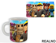 Boho Girl, Mr Robot, The Repair Man, Ezebel And Lego - Roblox - Šolja