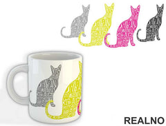 4 Color Cats - Mačke - Šolja