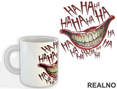 Red Laugh HAHAHA - Joker - Šolja