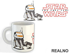 Porgs Carrying BB8 - The Last Jedi - Star Wars - Šolja