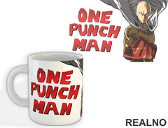 Saitama Serious Face - One Punch Man - Šolja