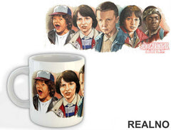 Portrait of the Eleven, Mike, Dustin, Lucas And Will - Stranger Things - Šolja