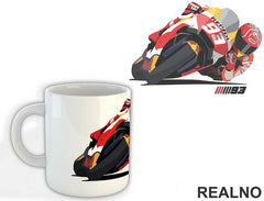 Marc Marquez On A Bike Clipart - 93 - MotoGP - Sport - Šolja