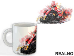 Marc Marquez Watercolor Splash - 93 - MotoGP - Sport - Šolja