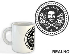 Plata O Plamo Pablo Escobar In A Circle - Narcos - Šolja