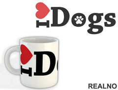 I LOVE Dogs - Pas - Dog - Šolja