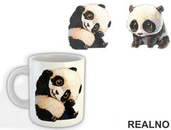 Two Happy Pandas - Životinje - Šolja