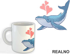 Whale In Love - Životinje - Šolja